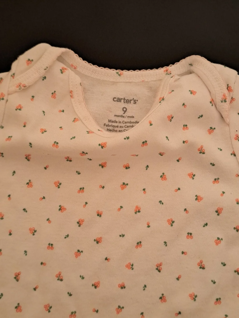 Baby Girls Mint Green Long-Sleeve One-Piece Bodysuit - Made With Love